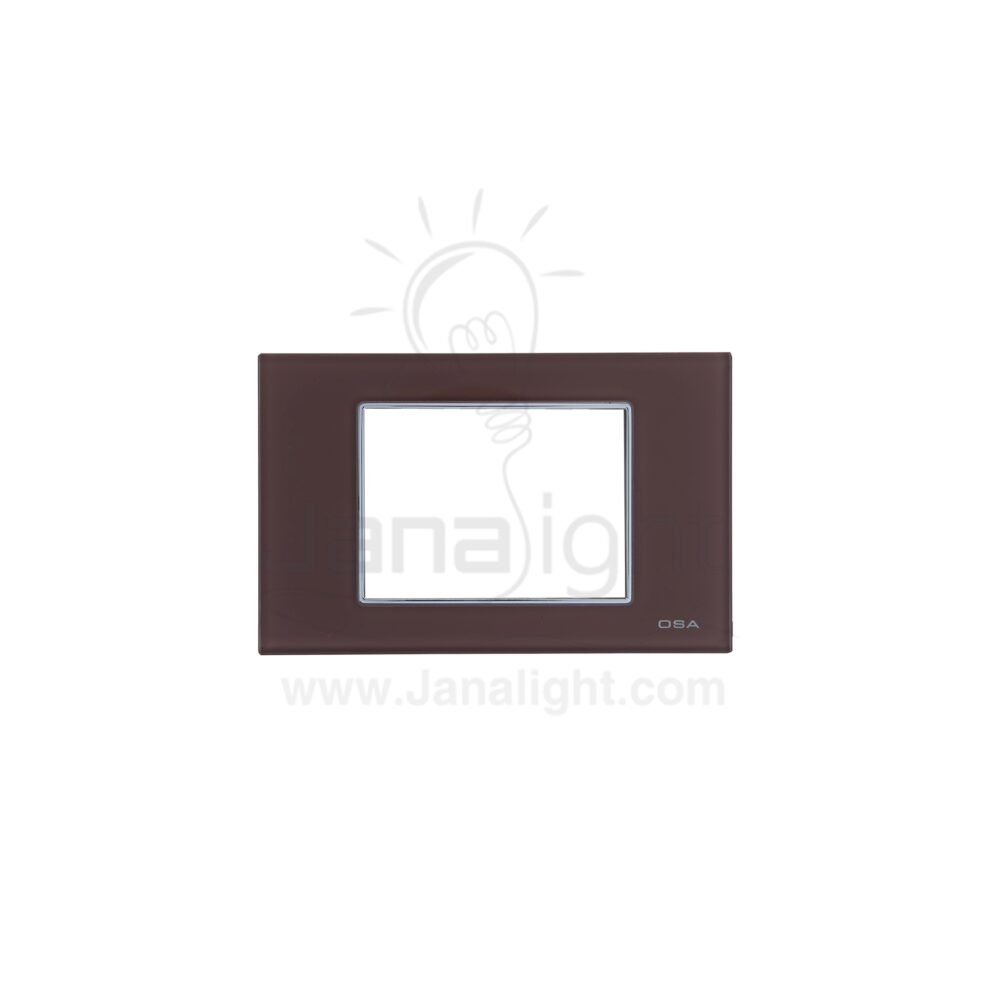 OSA وش كريستال فضي بني فاتح osa Crystal cover silver light brown