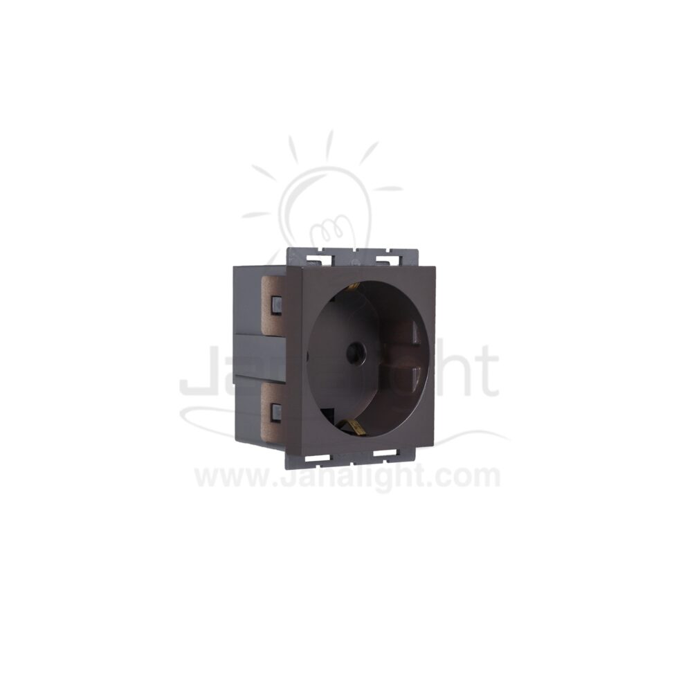 OSA بريزة شوكو مجوفة بني 3 osa Socket Shoco dark brown 10213016(1)