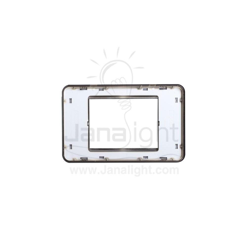وش اكرليك ابيض واسود OSA بومبي Osa 3 gang screwless white and black acrylic wall plate switch cover