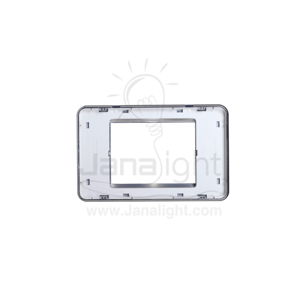 وش اكرليك شمباني وفضي OSA بومبي Osa 3 gang screwless champagne and silver acrylic wall plate switch cover