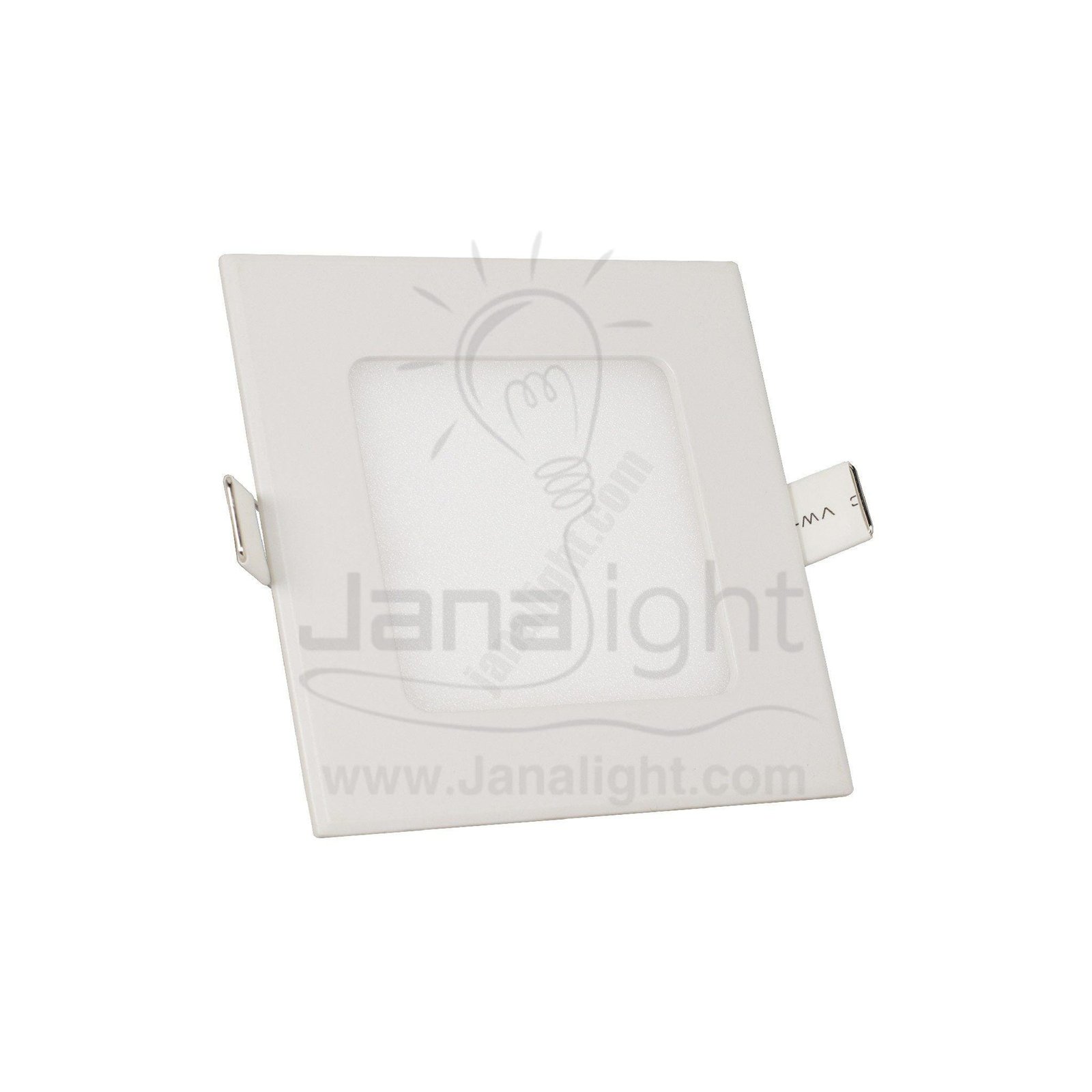 سبوت بانيل 6 وات مربع ابيض panel spotlight 6 watt square white