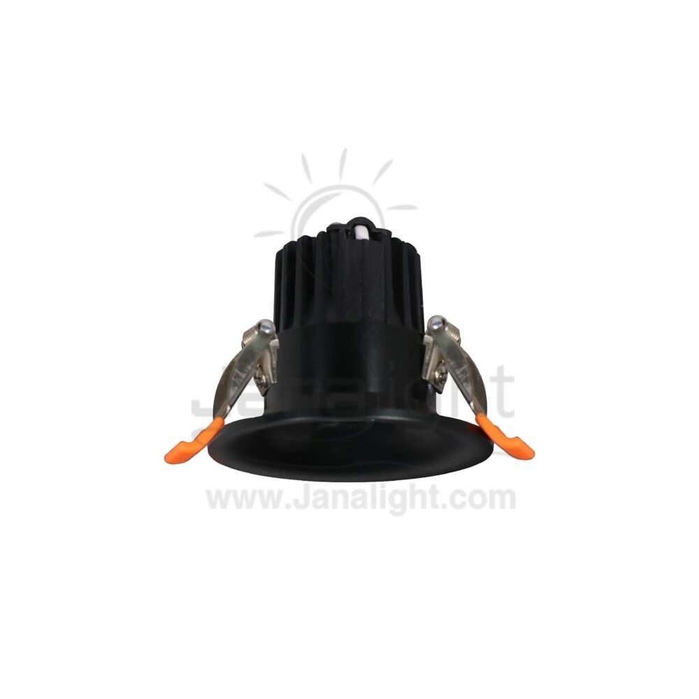 سبوت 7 وات اسود وورم COB مجوف Hollowed black/worm 7w COB SpotLight Frame
