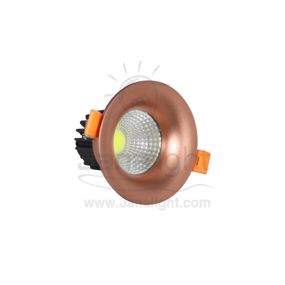 سبوت 7 وات اوكسيدي احمر ابيض COB مجوف Hollowed Red oxide/white 7w COB SpotLight Frame