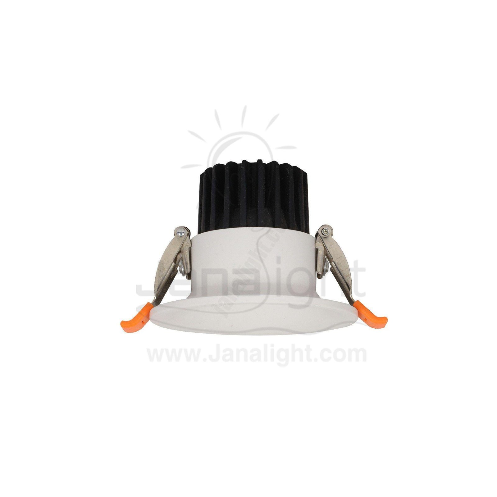 سبوت 7 وات ابيض ابيض COB مجوف round deep cob led recessed white body spotlight 7 watt