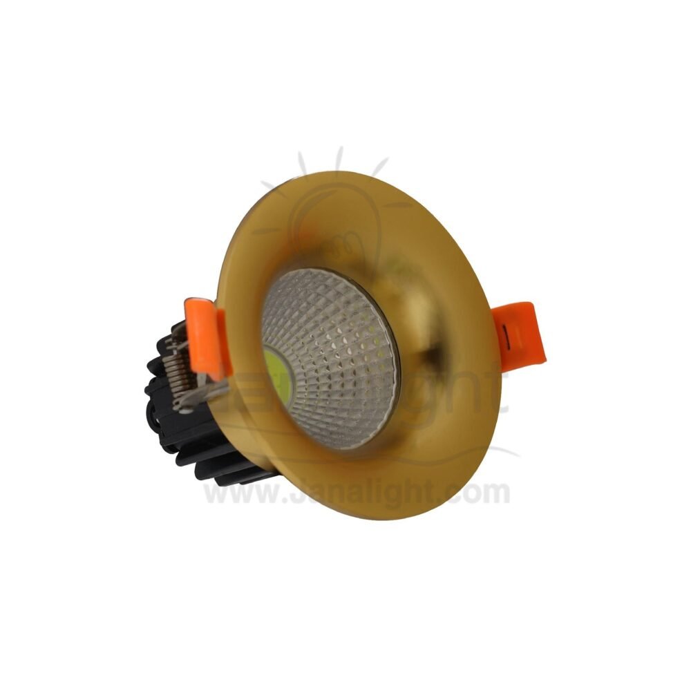 سبوت 7 وات ذهبي ابيض COB مجوف Hollowed gold/white 7w COB SpotLight Frame