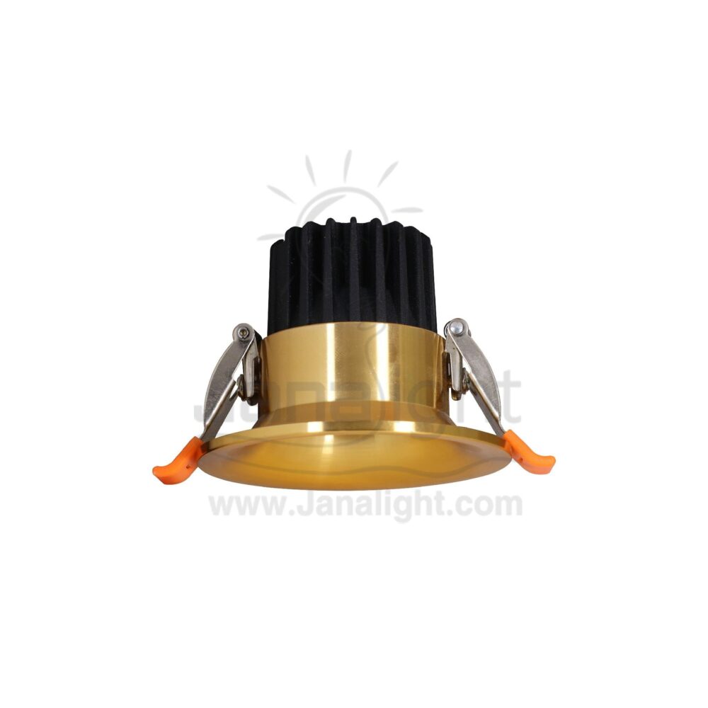 سبوت 7 وات ذهبي ابيض COB مجوف Hollowed gold/white 7w COB SpotLight Frame