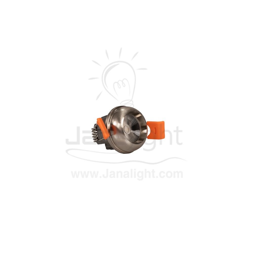 سبوت زر لد 3 وات COB تفاحة فضي مط وورم ring apple led mini spot light 3 watt 103015408(1)