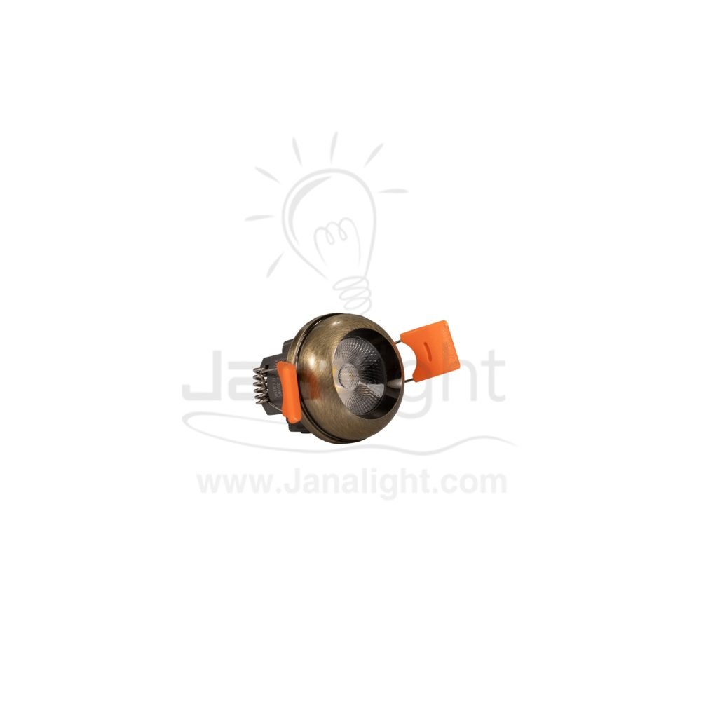 سبوت زر لد 3 وات COB تفاحة اكسيدي اصفر وورم ring apple led mini spot light 3 watt 103015412(1)