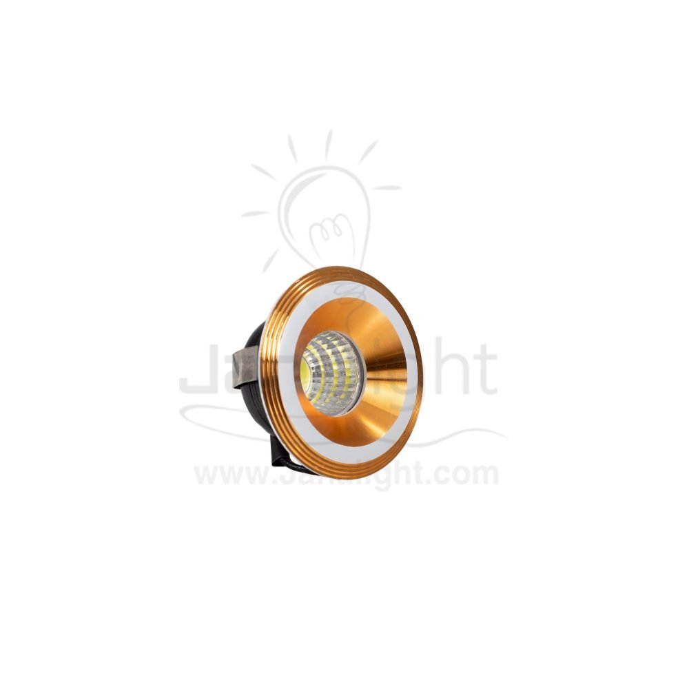 سبوت زر لف 3 وات COBابيض ذهبي انارة ابيض mini ring Spot light led , 3 watt 103015434(1)