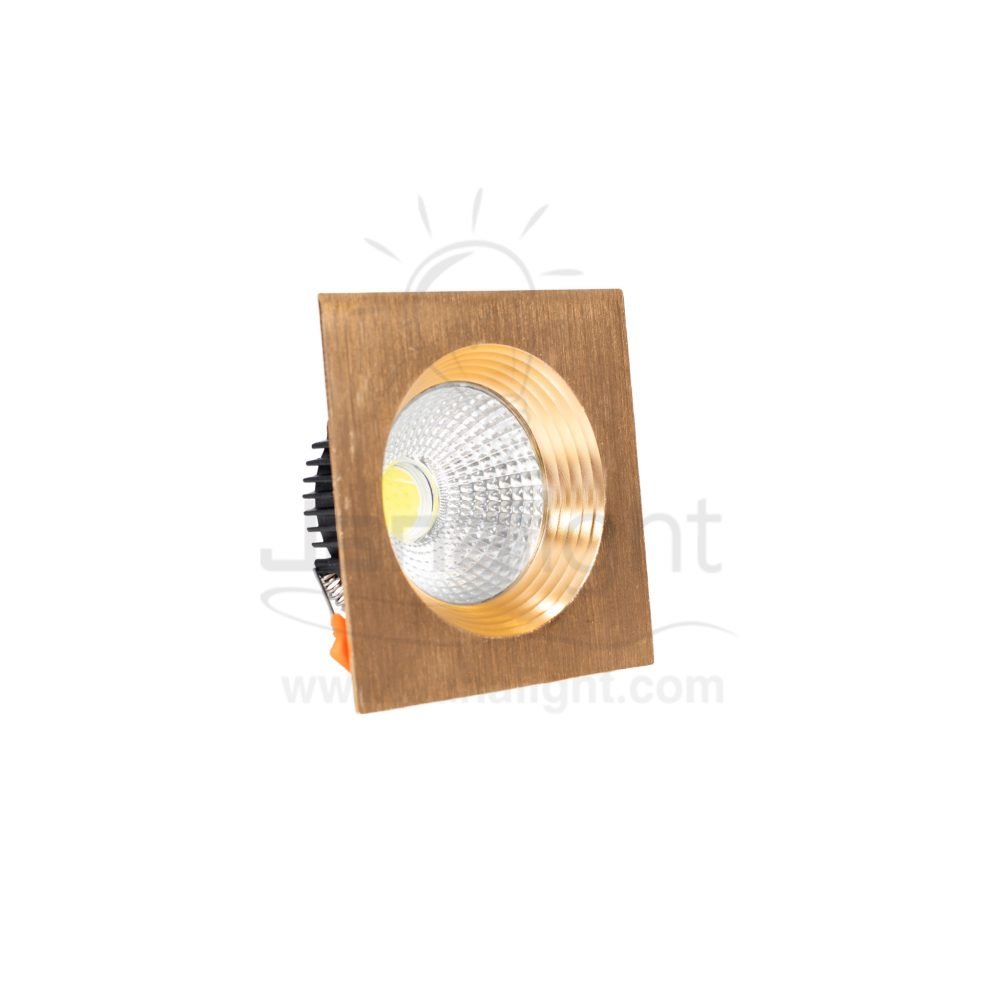 سبوت مربع 7 وات ذهبي ابيض COB غاطس led Spot light submersible 7 wat 103015476(1)