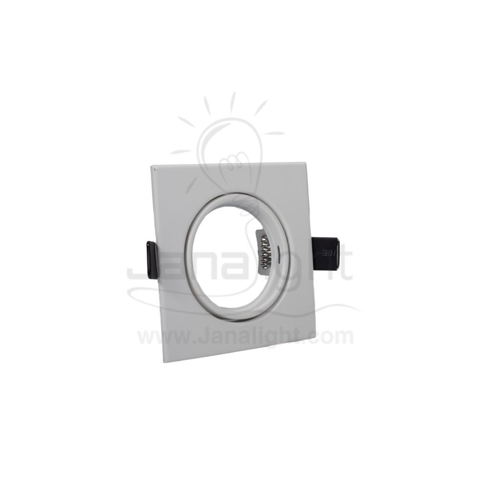 سبوت مربع متحرك 7.5 ابيض pivoting square frame spotlight , 7.5 cm103015486 (1 )