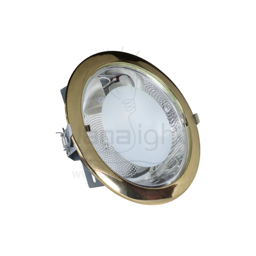 كشاف كومبكت 2 لمبة دائري ذهبي round compact downlight 103015502(1)