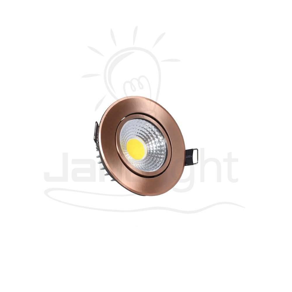 سبوت 5 وات اكسدي احمر وورم mdd pivoting round recessed red oxide spotlight 5 watt 103015510(1)