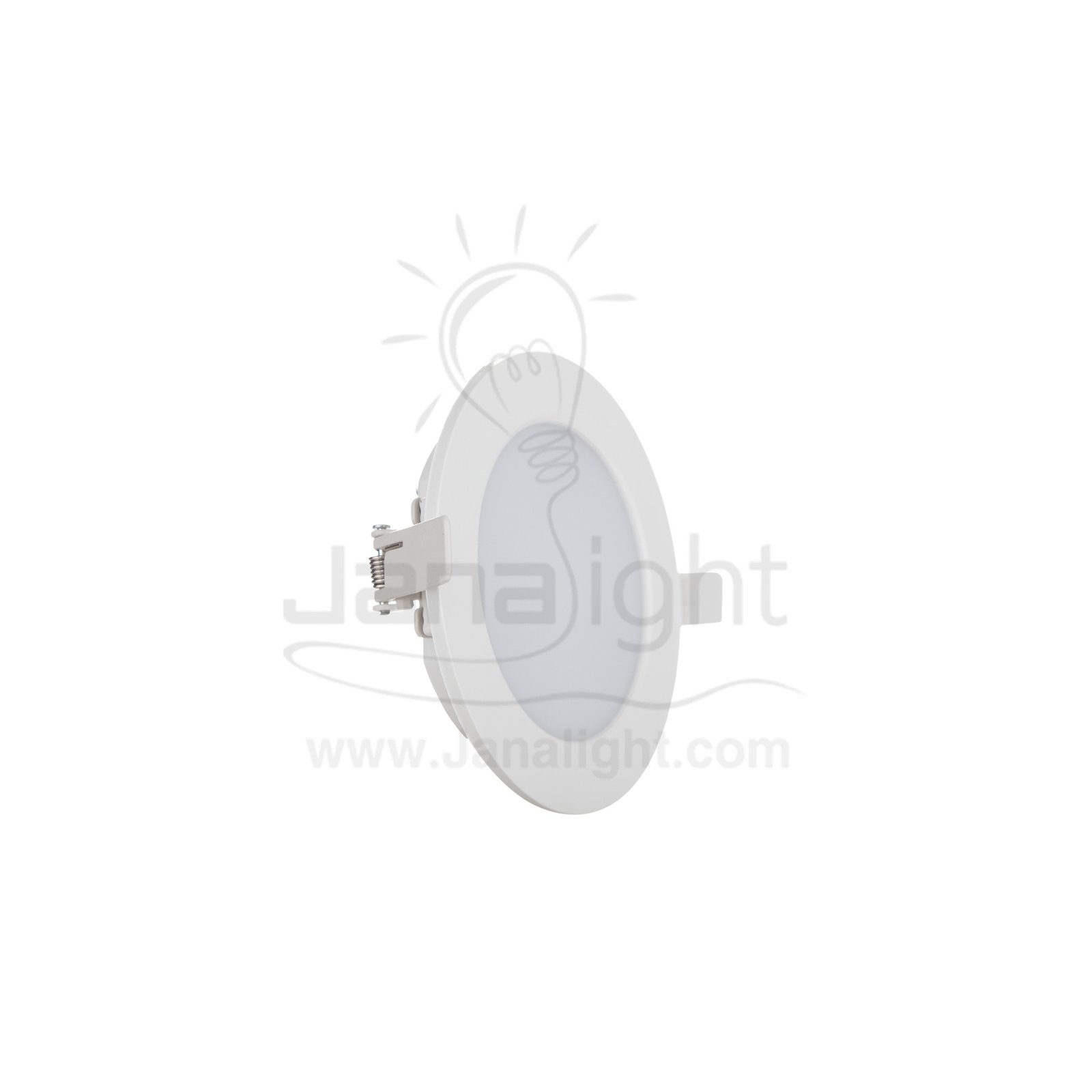 سبوت لد بريق 12 وات ابيض recessed led panel round white downlight 13 cm 103015570(2)