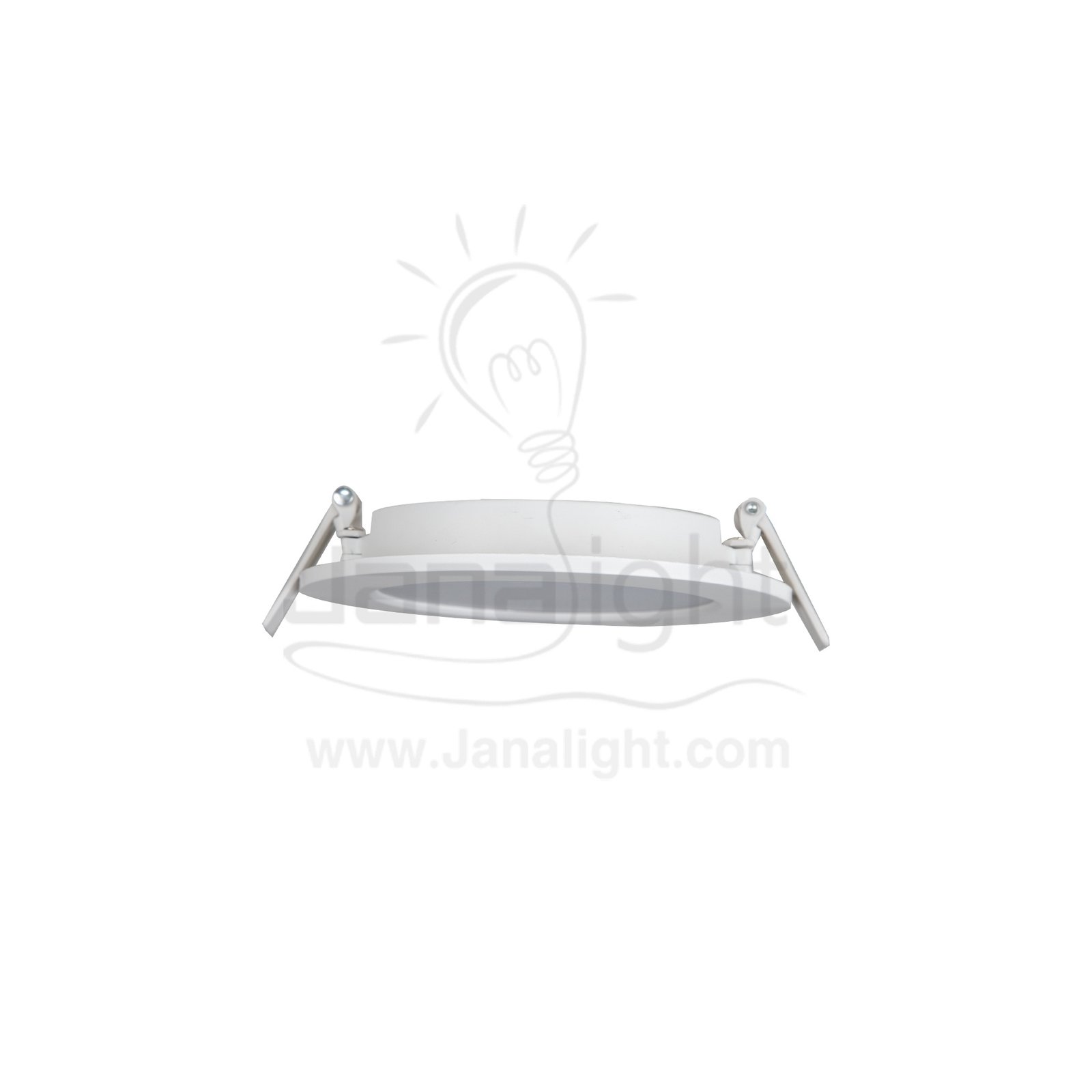 سبوت لد بريق 12 وات ابيض recessed led panel round white downlight 13 cm 103015570(2)