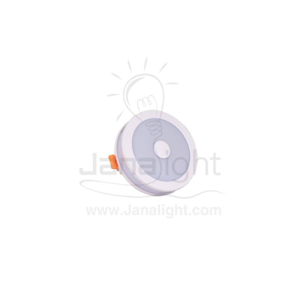 سبوت مدور وورم و وورم 12 وات round panel double color surface light 10 cm 103015746(1)
