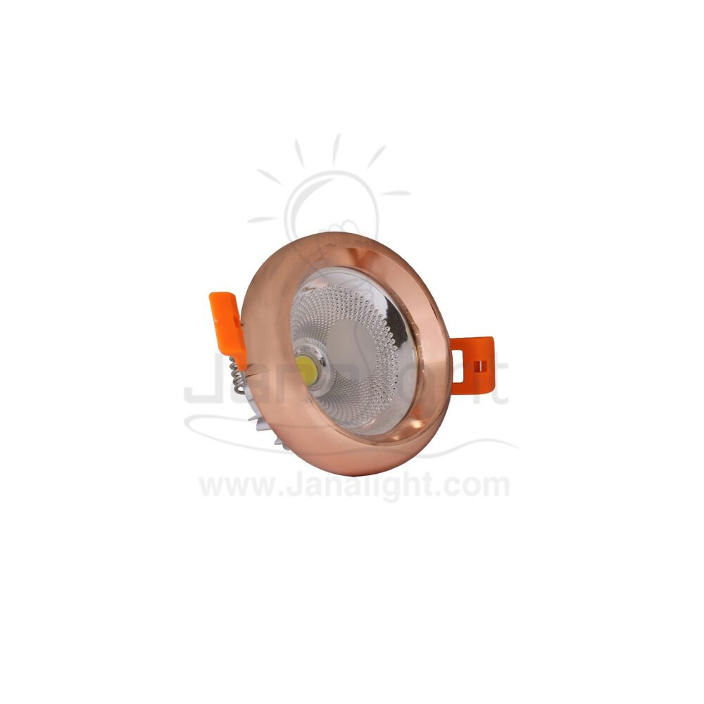 سبوت لد 5 وات COB تفاحة روز كولد وورم curved recessed cob rose gold led downlight 5 watt 103015924(1)