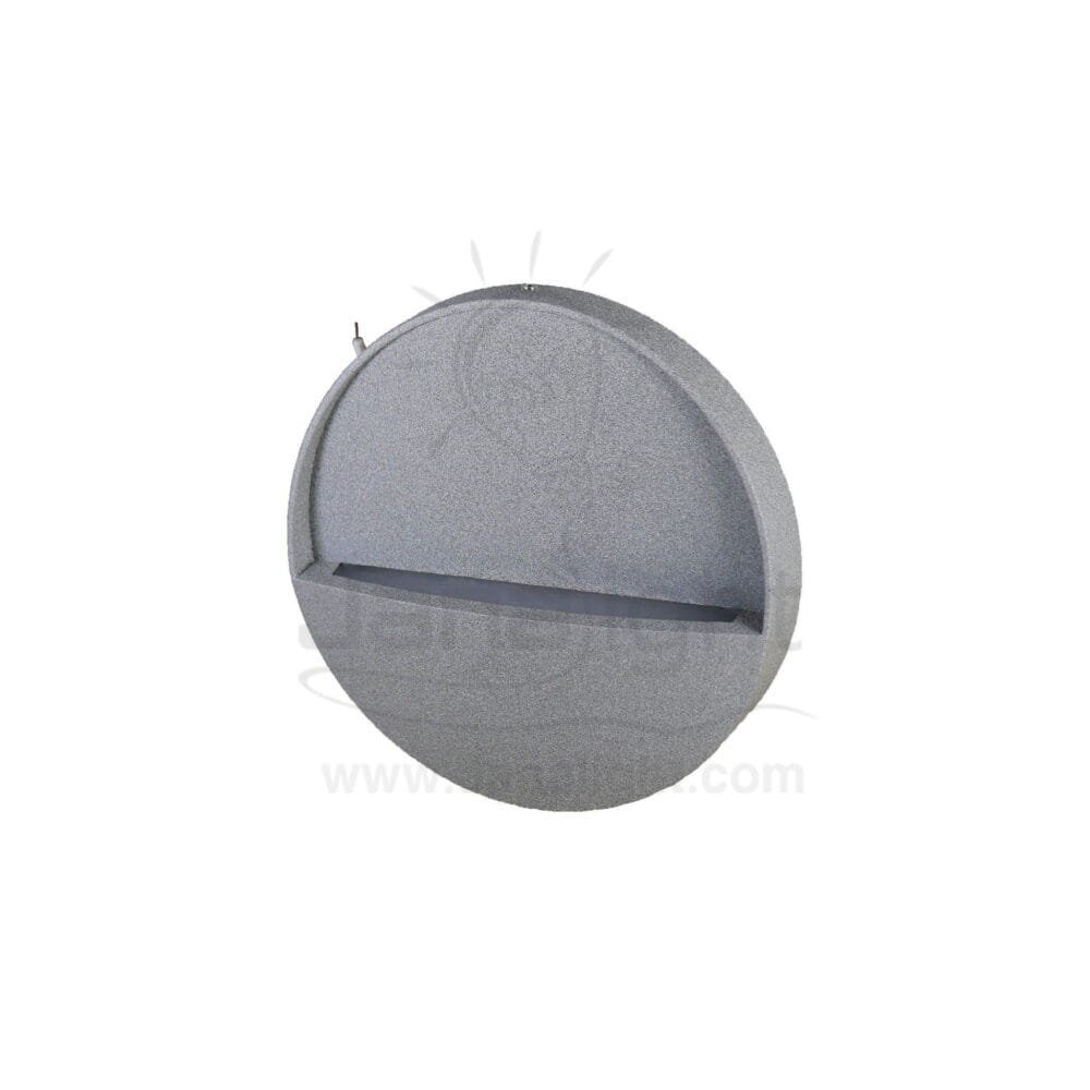 سبوت سلم لد 2 وات لطش مدور كبير رمادي outside 2 watt grey large stair lighting