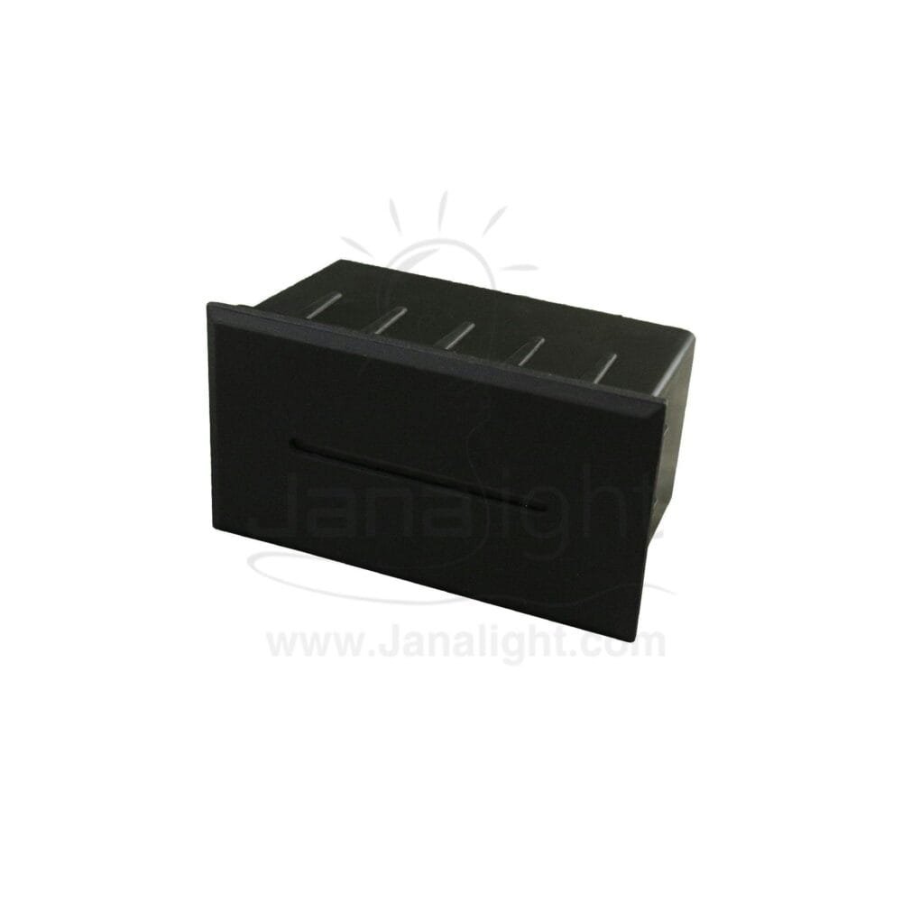 سبوت سلم مستطيل قصير ديكور 3 وات اسود 3 watt black stair lighting