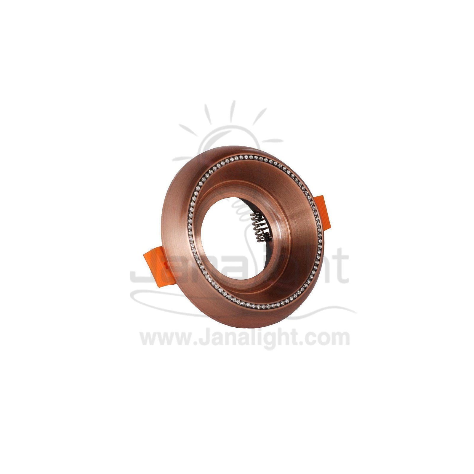 سبوت فارغ 7.5 سم ستراس نحاسي Strass Copper 7.5 SpotLight Frame