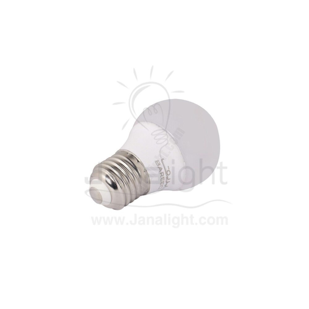 لمبة بولة 5 وات وورم ضمان 3 سنوات بريق Bareeq led bulb 5 watt warm