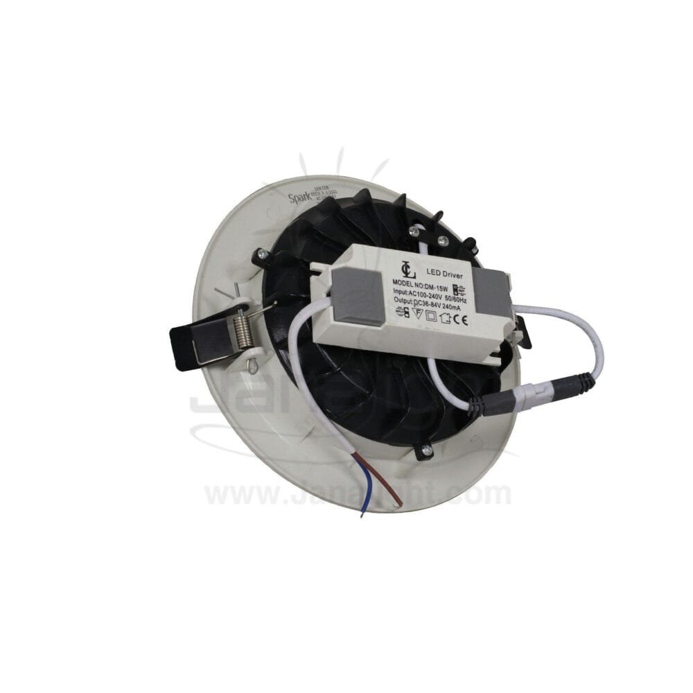 كشاف 15 وات كومبكت ابيض ابيض white 15 watt compact downlight