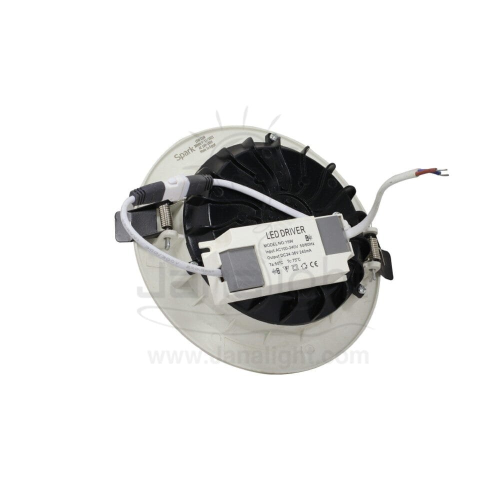 كشاف 15 وات كومبكت ابيض وورم warm 15 watt compact downlight