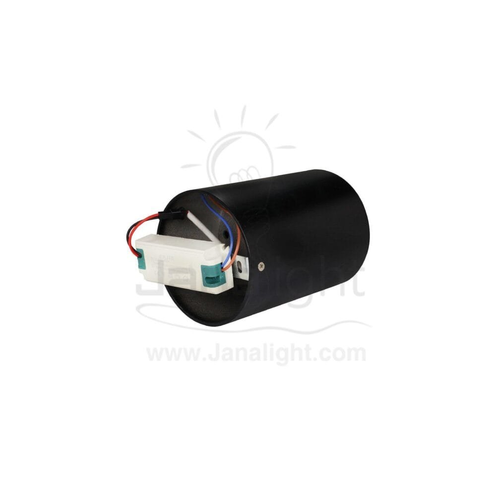 سبوت لايت سلندر خارجي 30 وات اسود وورم حلق فضي black and silver Cylinder spotlight 30w warm