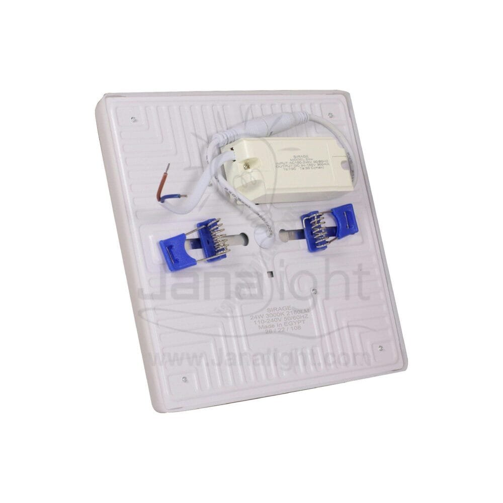 سبوت اكرليك SMD بانيل 24 وات مربع وورم LED square panel acrylic 24 watt smd warm