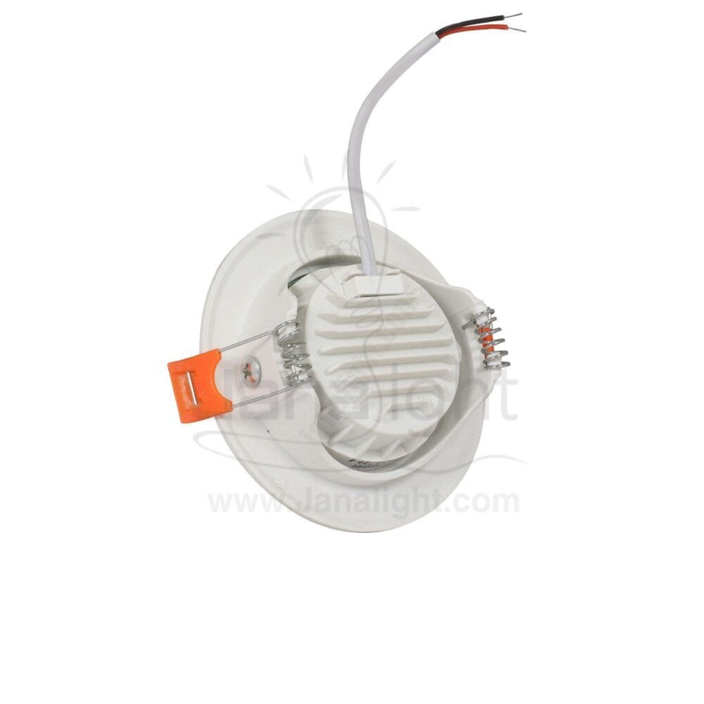 سبوت بلاستك عدسة 7 وات وورم اقتصادي LED spotlight 7 watt warm