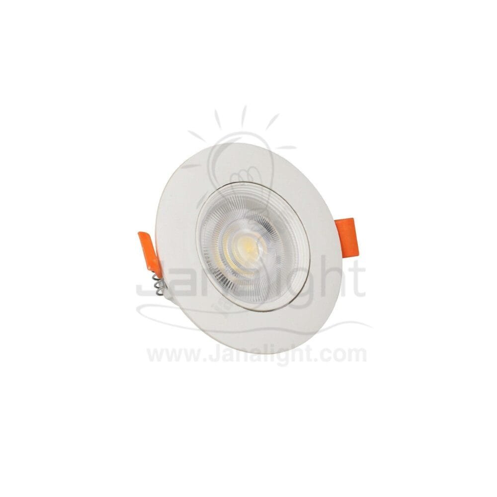 سبوت بلاستك عدسة 7 وات 3 لون اقتصادي LED spotlight 7 watt 3 colors