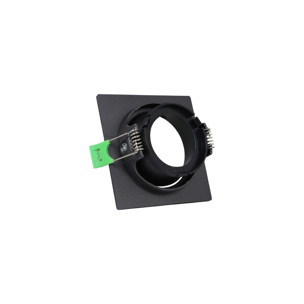 ⁦سبوت لايت فارغ متحرك مربع بلاستك رمادي جنى لايت JN404⁩ - الصورة ⁦3⁩
