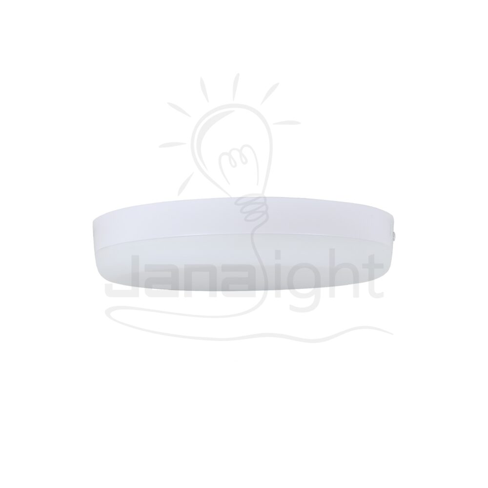 سبوت اكريليك SMD لطش 40 وات مدور ابيض جنى لايت Round panel wall mount SMD white downlight 40W