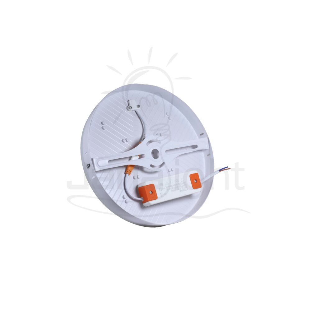 سبوت اكريليك SMD لطش 40 وات مدور ابيض جنى لايت Round panel wall mount SMD white downlight 40W