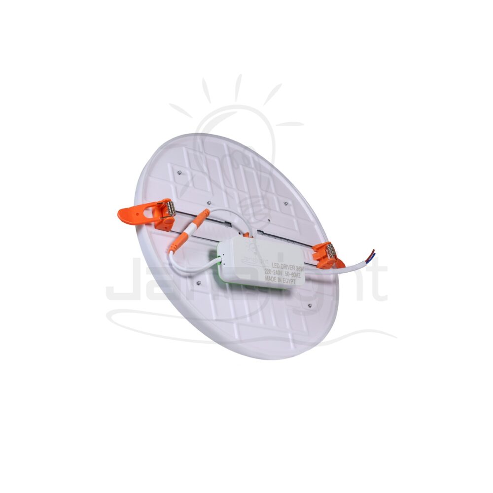 سبوت اكريليك SMD داخل 36 وات مدور ابيض جنى لايت Round panel SMD white downlight 36W