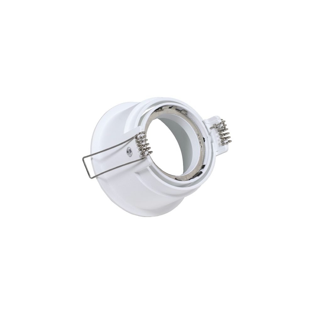 ⁦سبوت لايت فارغ مسحوب متحرك مدور ابيض المنيوم جنى لايت LT 215⁩ - الصورة ⁦3⁩