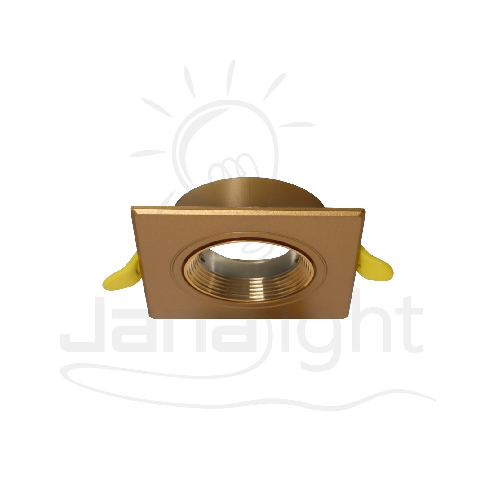 مربع بلاستك ذهبي مط *ذهبي مدرج جنى لايت Gold Matte Plastic Square *Gold Gradient Jana Light
