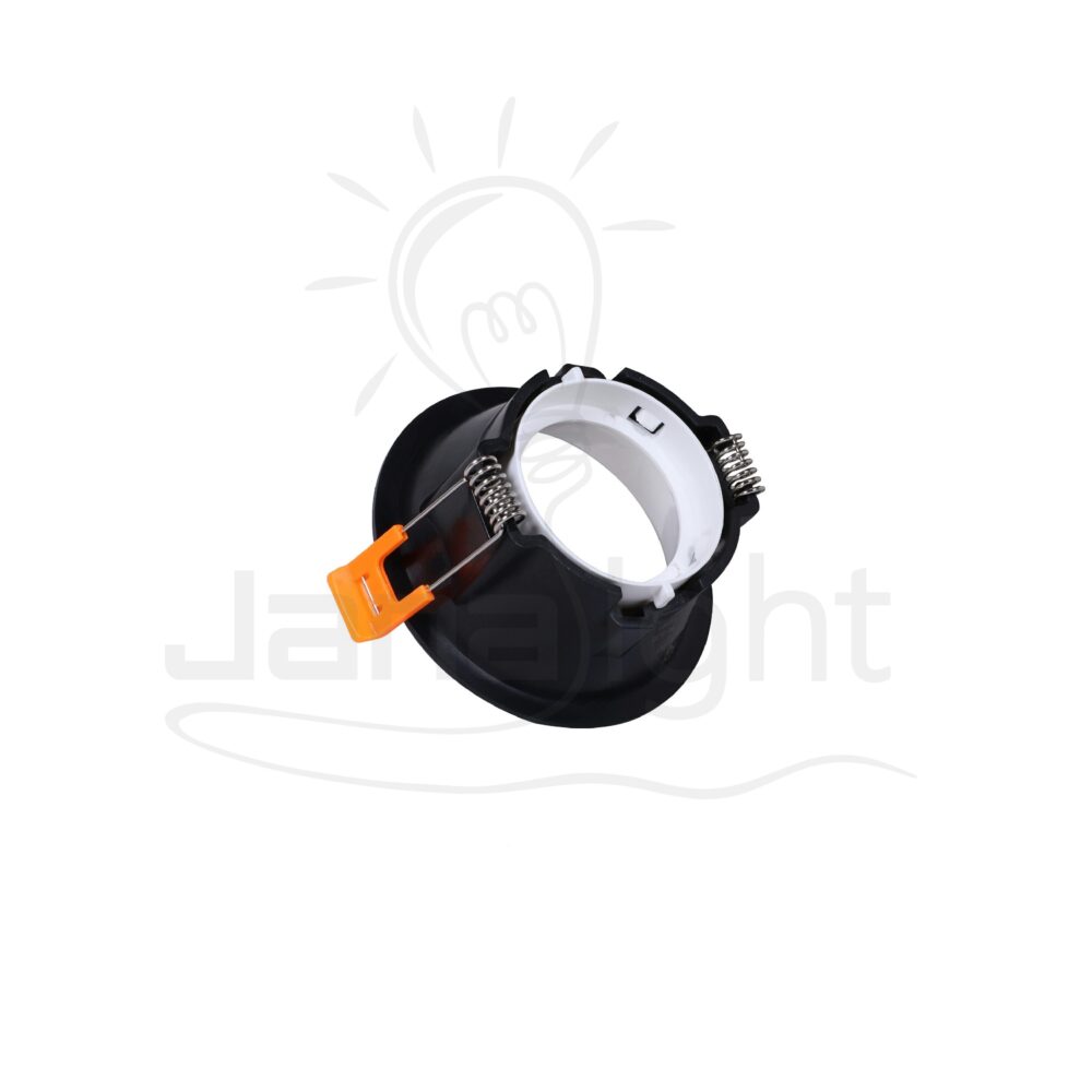 سبوت لايت فارغ مدور بلاستيك شفة رفيعة اسود و ابيض جنى لايت LT-230 Recessed round frame black and white spotlight