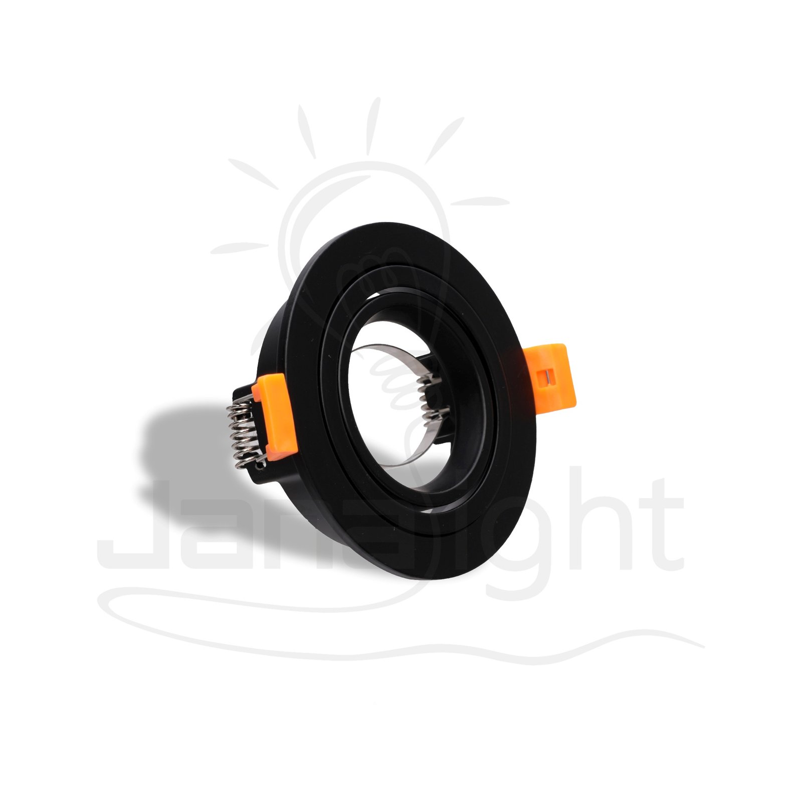 جسم سبوت 1 عين مدور فلات متحرك اسود جنى لايت Spot Body 1 Round Eye Flat Moving Black Jana Light