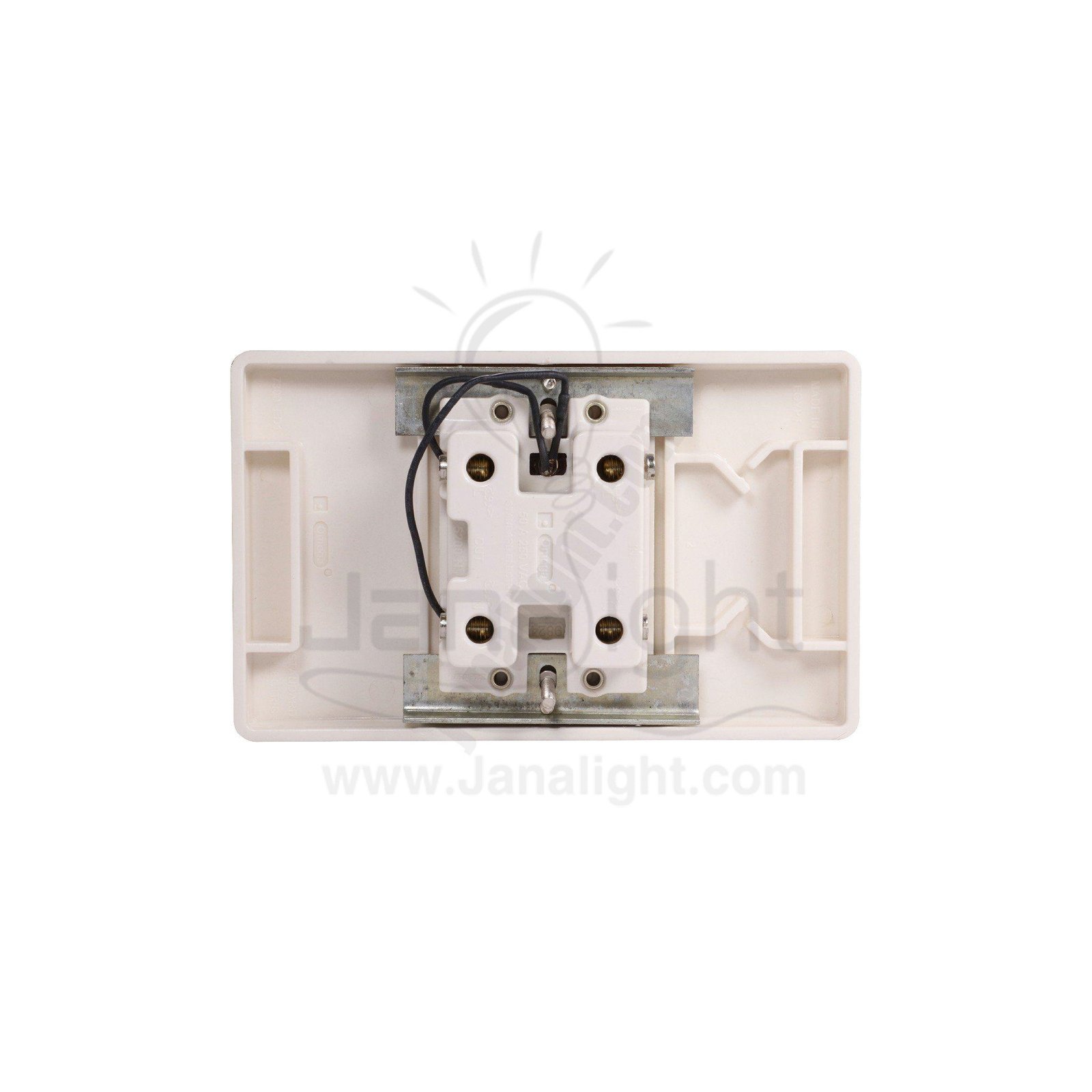 مفتاح سخان فوري 50 امبير كبير اوميغا Omega 1 Gang Water Heater White Large Panel Switch 50A