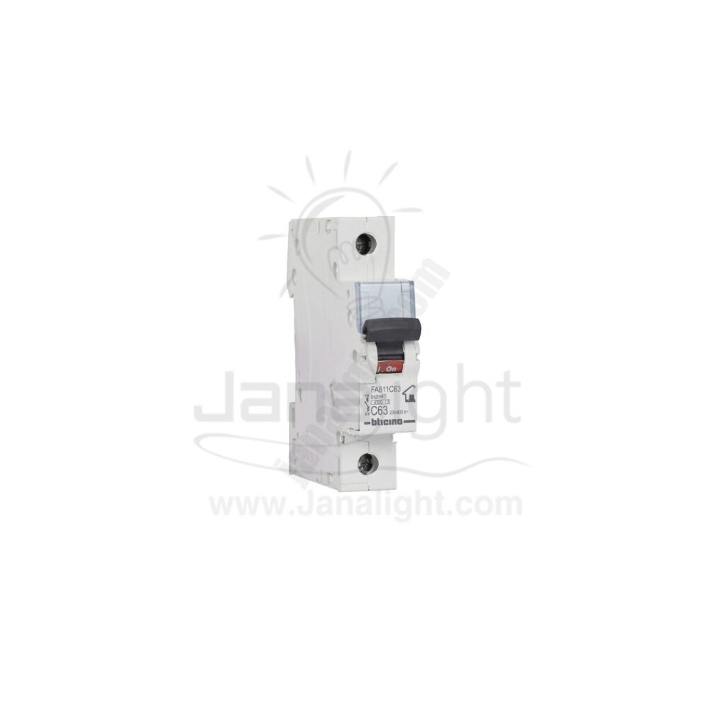 مفتاح بتشينو احادي 63 امبير ( 4.5 ) كيلو bticino 4.5K 63A Power Switcher One