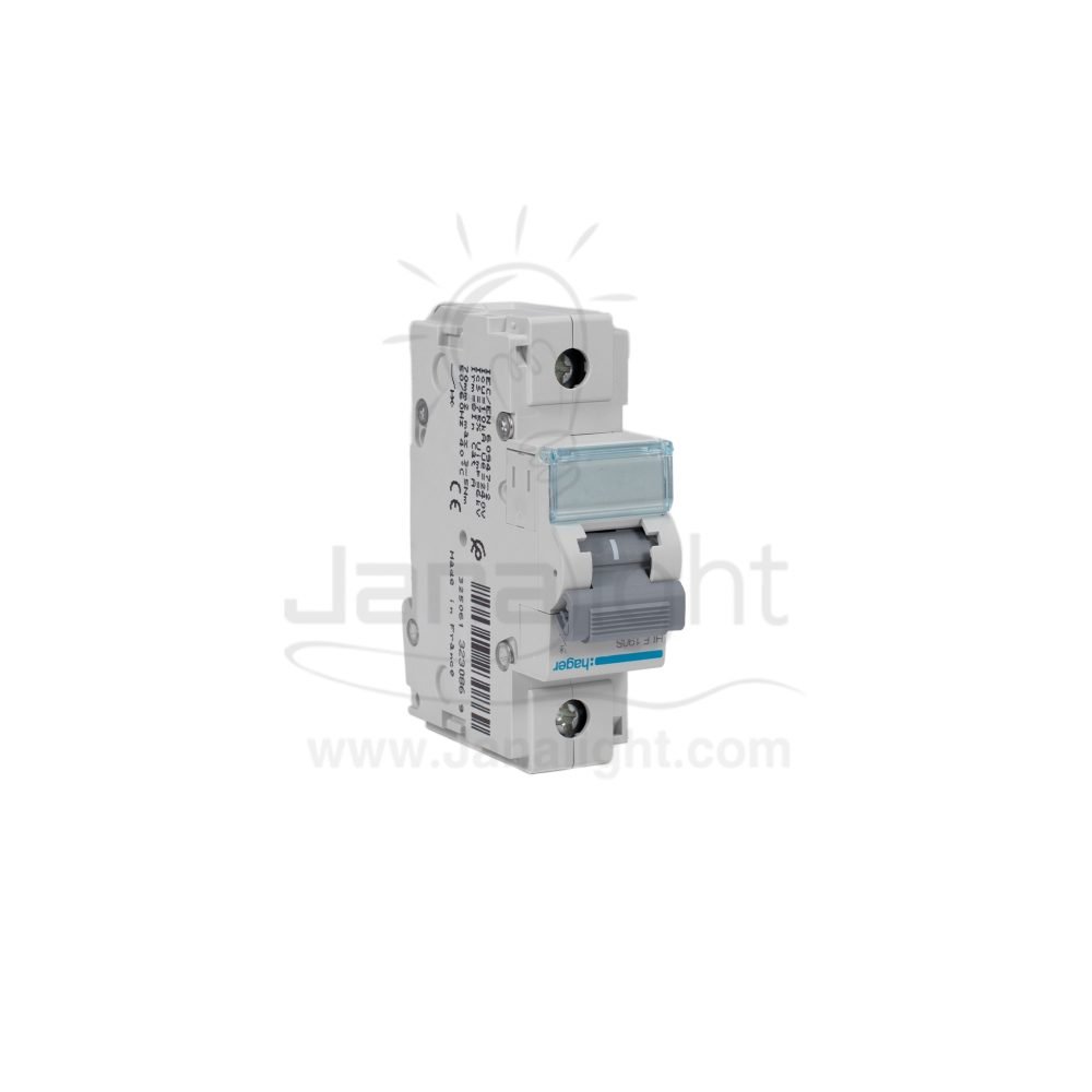 مفتاح هاجر 100امبير احادي 10 كيلو hager, circuit breaker, 1 pole, 10K, 100 amp 103035620(1)