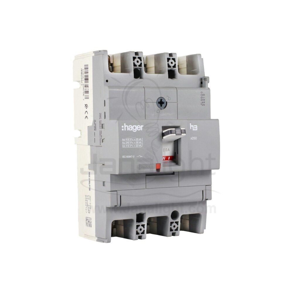 مفتاح مولدد هاجر 200 امبير 25 كيلو hager, circuit breaker, 1 pole, 25K, 200 amp