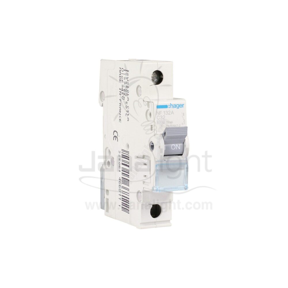 مفتاح هاجر احادي 32 امبير 10 كيلو hager, circuit breaker,10KA, 32 amp