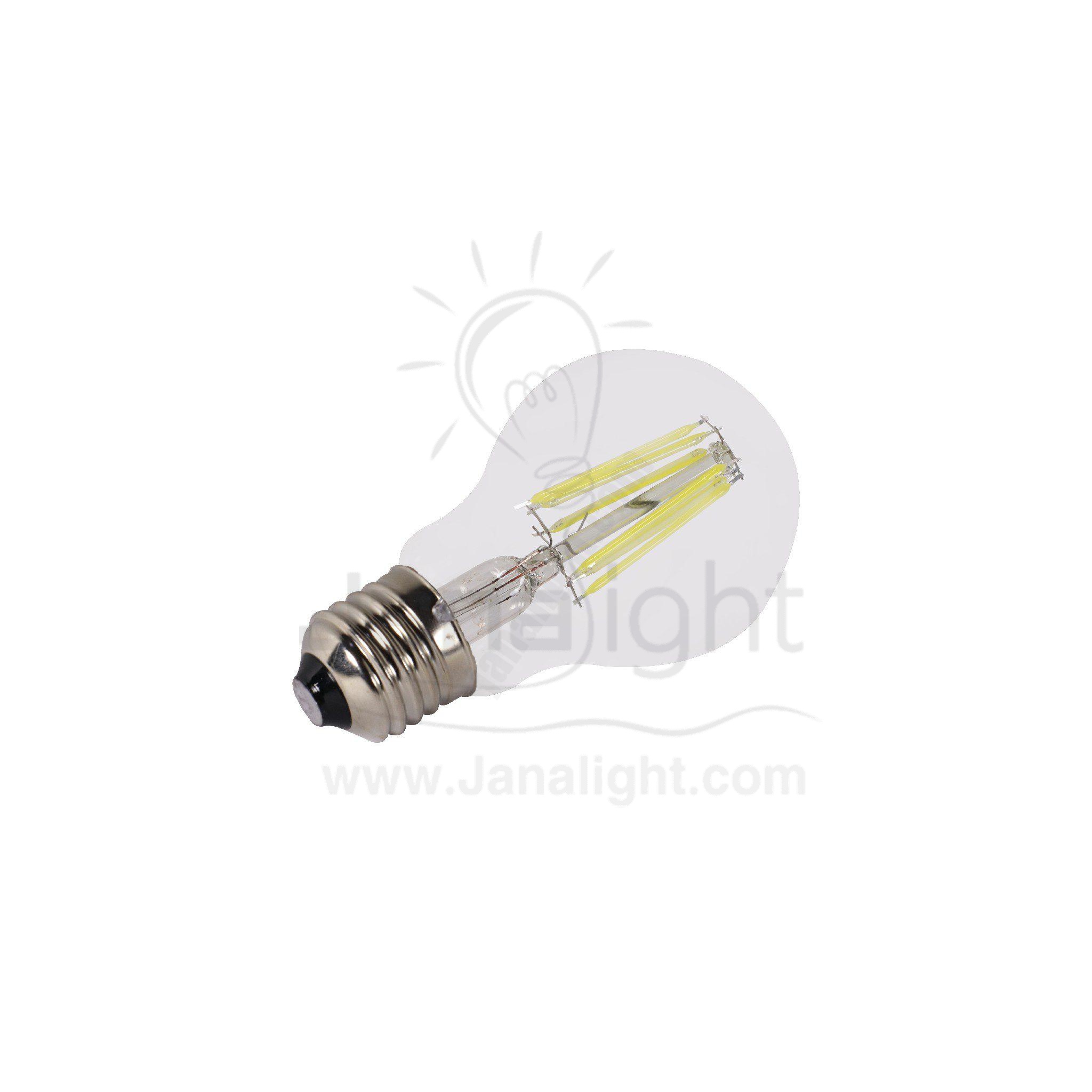 لمبة بولة 6 وات قلاووظ ابيض فلامنت اديسون edison bulb 6 watt white