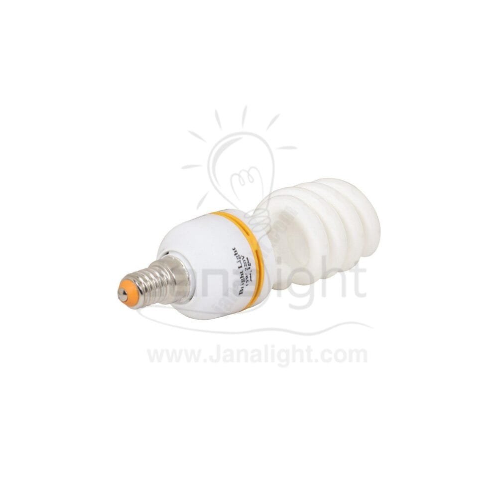 لمبة موفرة فلام ابيض 15 وات E14 Energy Saving Spira 15 watt white