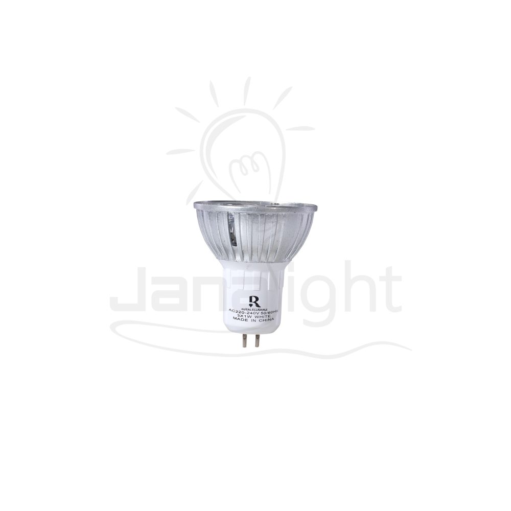 لمبة سبوت 3 لد ابيض LED spot bulb 3 watt white 103045311(1)