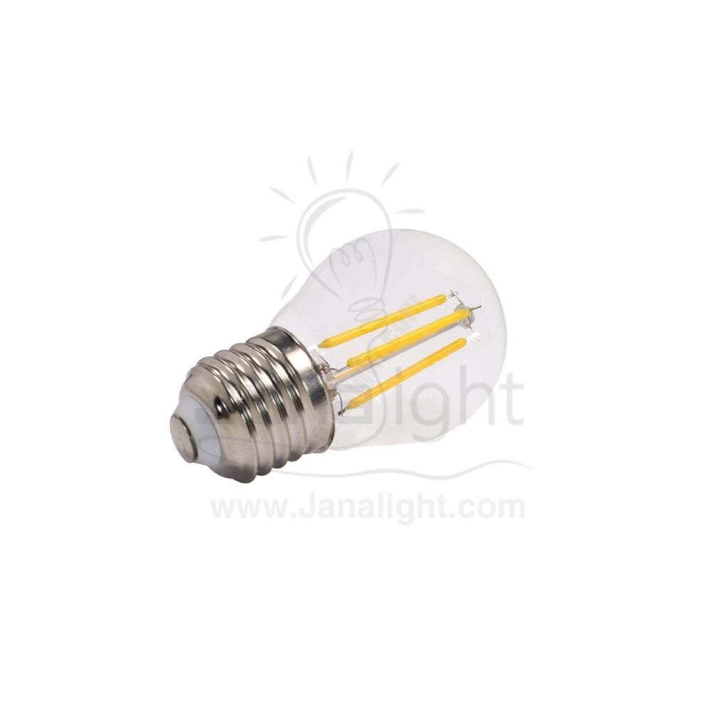 لمبة بولة فلامنت مضغوطة وورم Filament lamp warm G45