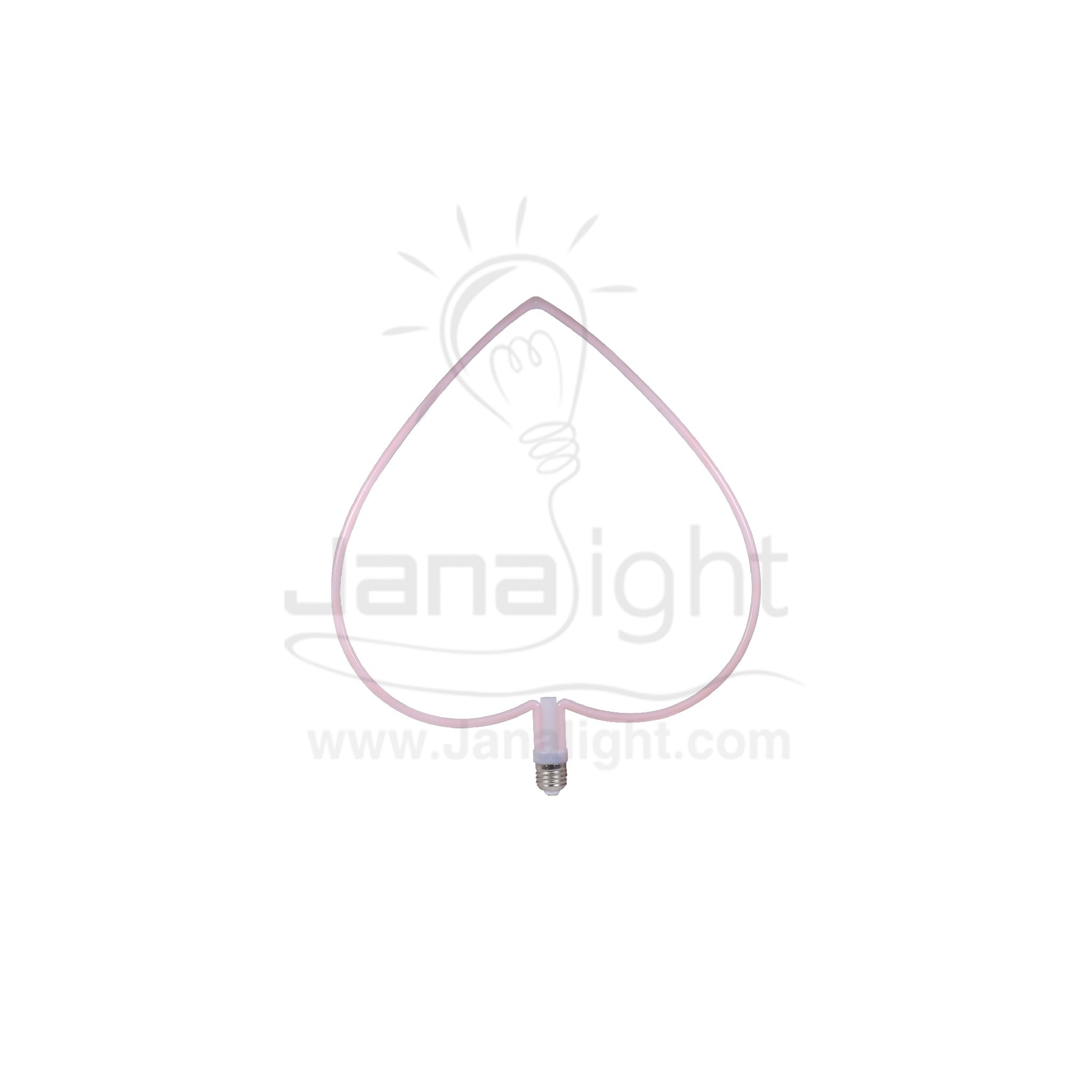 لمبة ديكور جامبو احمر شكل قلب LED decorative lamp 103045366(1)