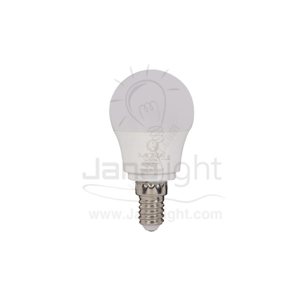 لمبة بولة 5 وات وورم فلام مورا E14 LED Bulb 5 watt E14 warm mora